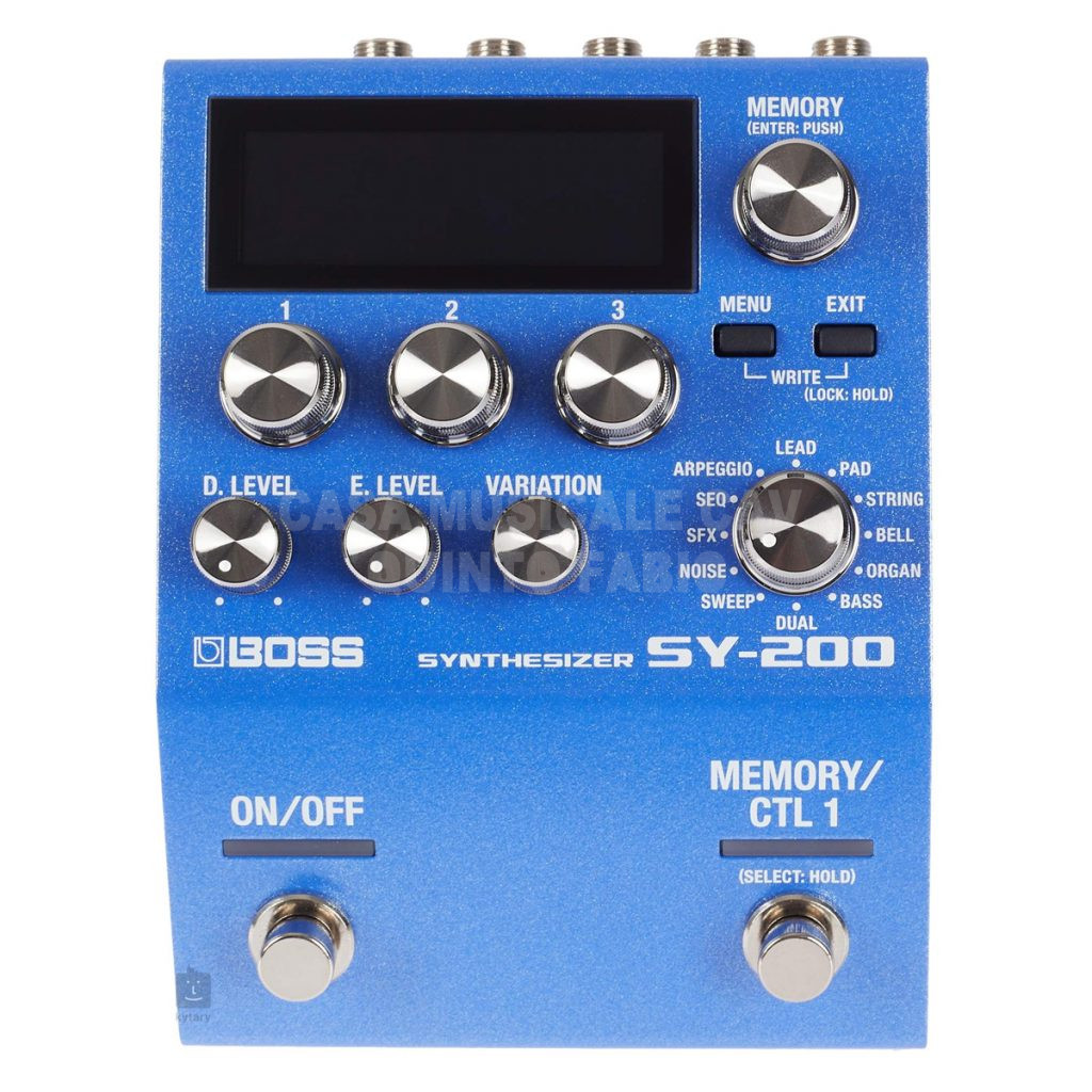 BOSS SY-200 Sintetizzatore Sintetizzatore Chitarra Effetto