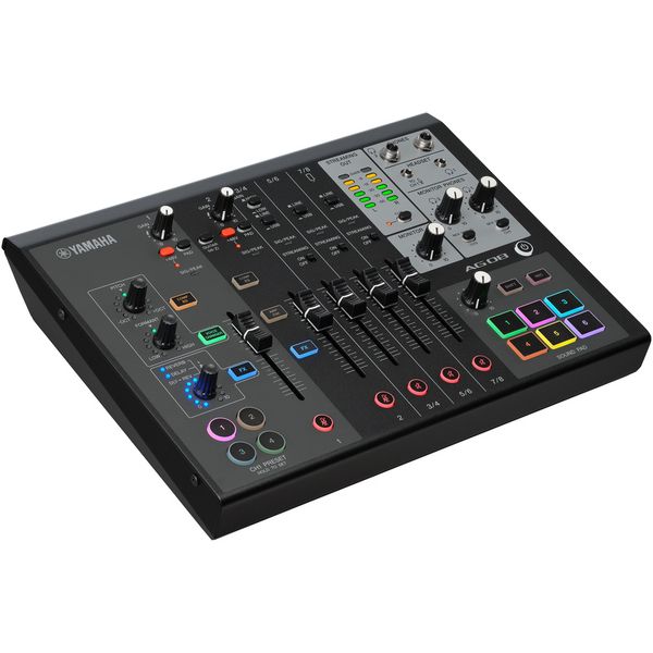 YAMAHA AG08 Black Mixer 8 canali streaming - immagine 4